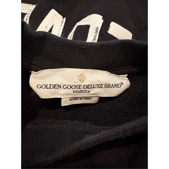 Golden Goose Sneaker Lovers Sweatshirt Black Size M - Picture 4 of 6